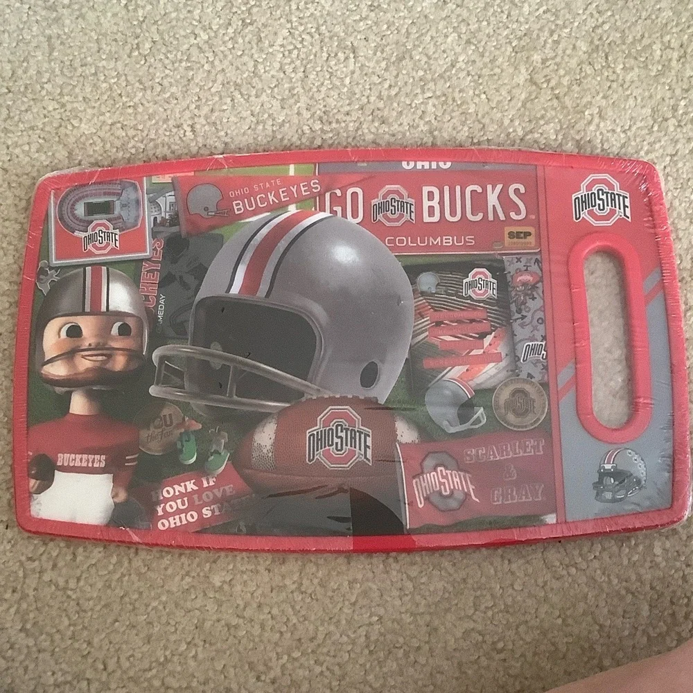 Ohio State Buckeyes Themed Cutting Board